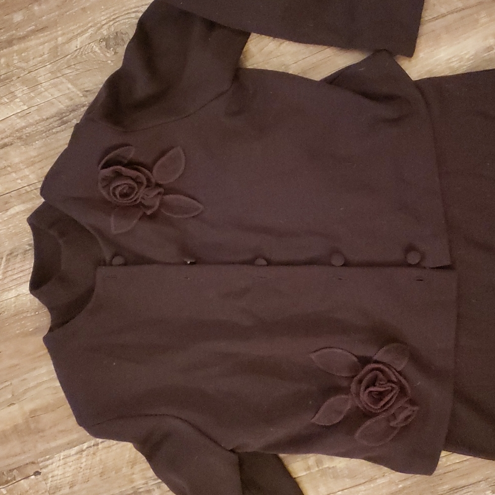 Maxi dress with small cadigan